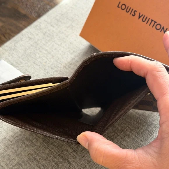 Louis Vuitton Brown Damier Ebene Snap Compact Wallet - Picture 10 of 13